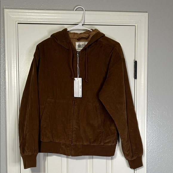 Alpine Design Brown Hooded Jacket - Picture 2 of 6